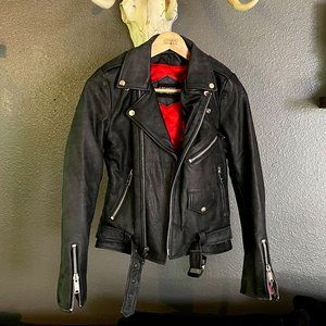 Straight To Hell "Commando" Leather Women's Jacket, small, motorcycle, rocker